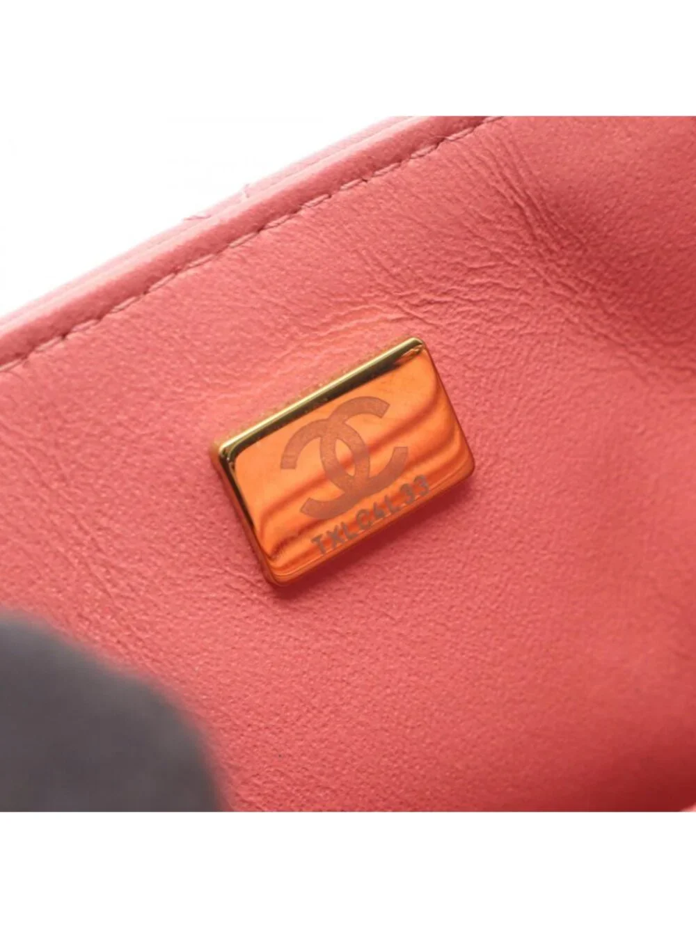 Chanel Shoulder Bag Mini Quilted Pink Lambskin Chain